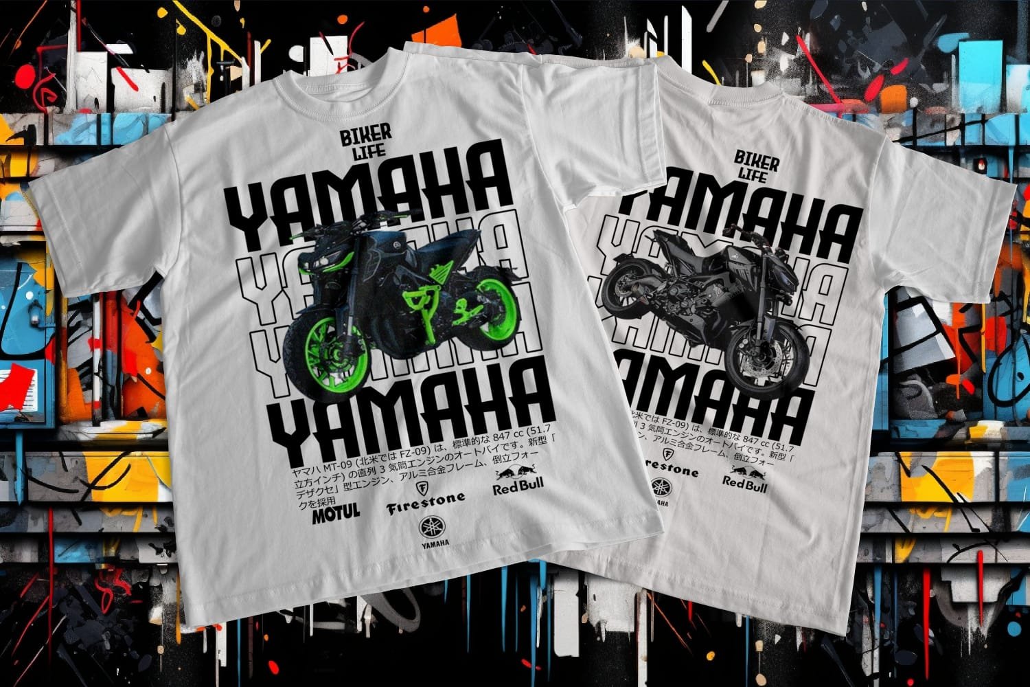 Camiseta Yamaha Bike